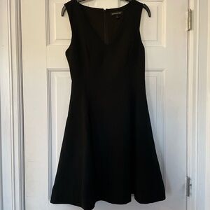 Beautiful classic black v-neck dress